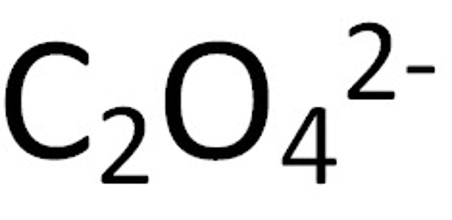 <p>C2O4²− </p>