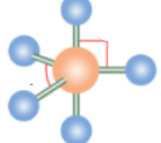 <p>Name the VSPR & angle</p>