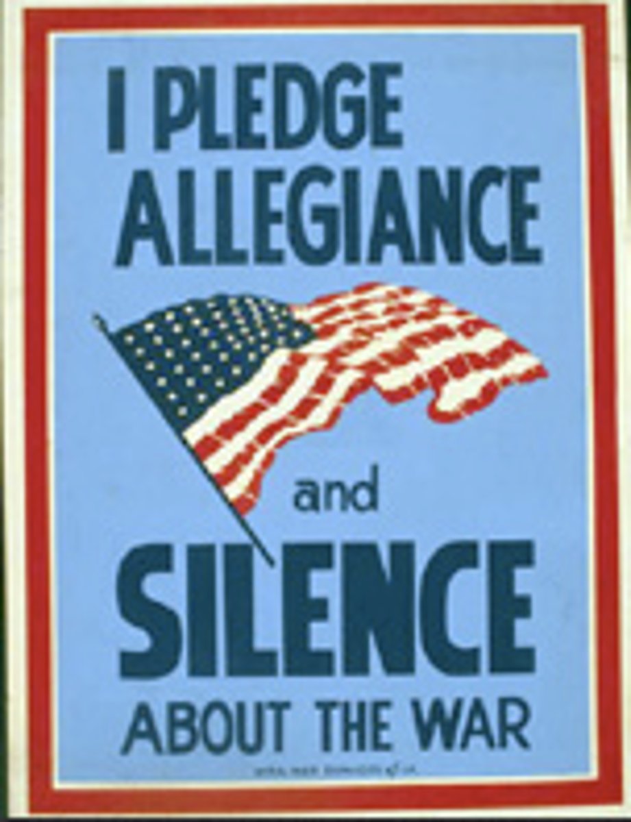 <p>Act passed during WWI that made it illegal to aid the enemy, give false reports, or interfere with the war effort. It was created in response to the Red Scare and to protect national interests during WWI. Particularly targeted Union Leaders because they demanded better working conditions for workers, even during the war crisis.</p>