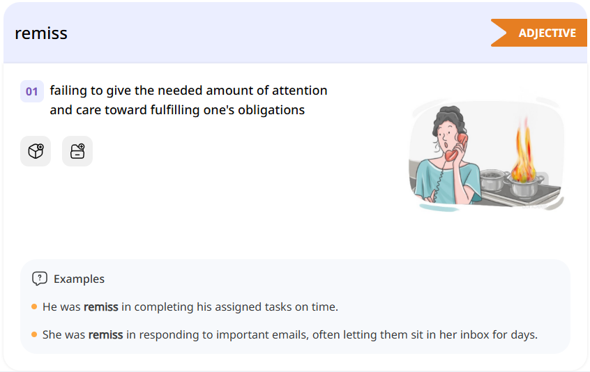 <p>negligente, descuidado</p>