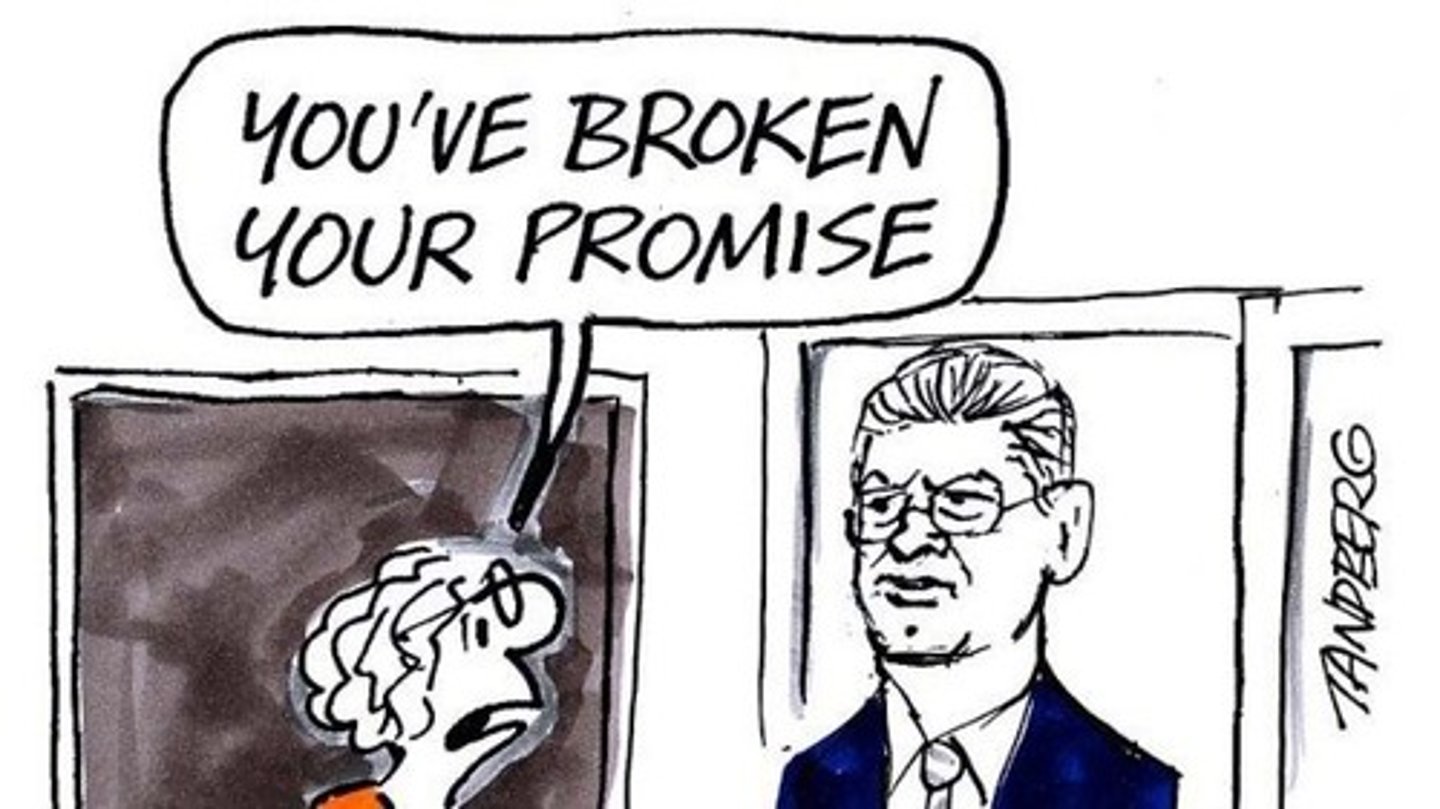 <p>약속을 어기다 to break a promise</p>