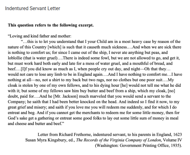 <p><span style="line-height: 1.5;"><span>The sentiments expressed in the passage above most directly reflect which of the following continuities in United States history?</span></span></p><p><br></p>