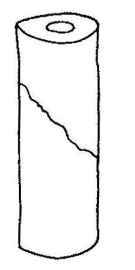 what loading type causes this bone failure 
