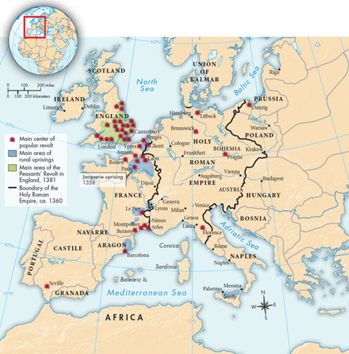 <p>England and France</p>