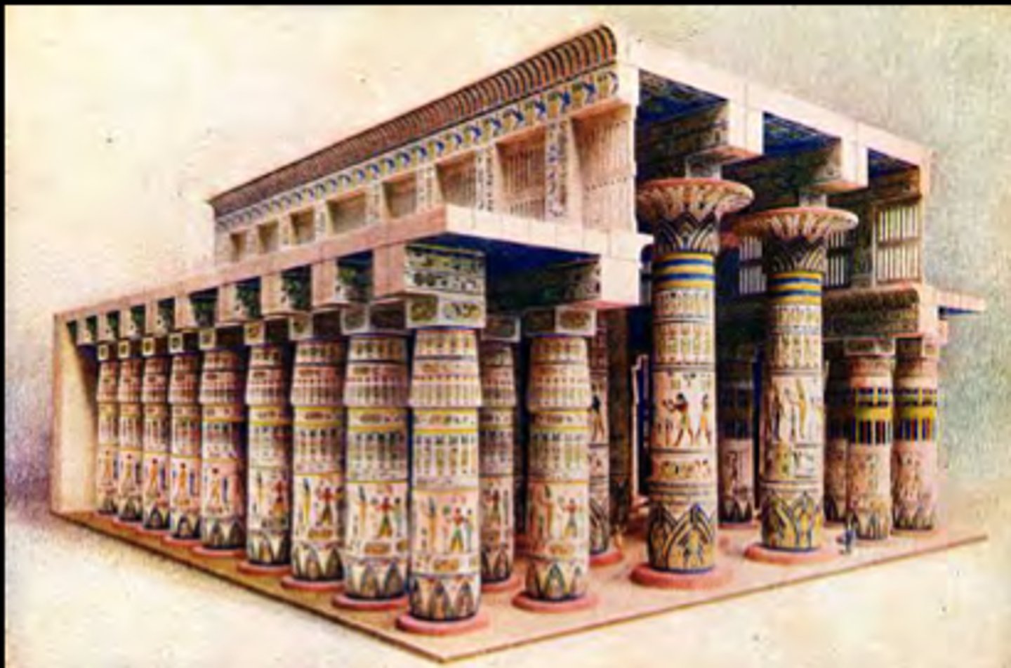 <p>The Grandest example of Egyptian temple built is _____.</p>