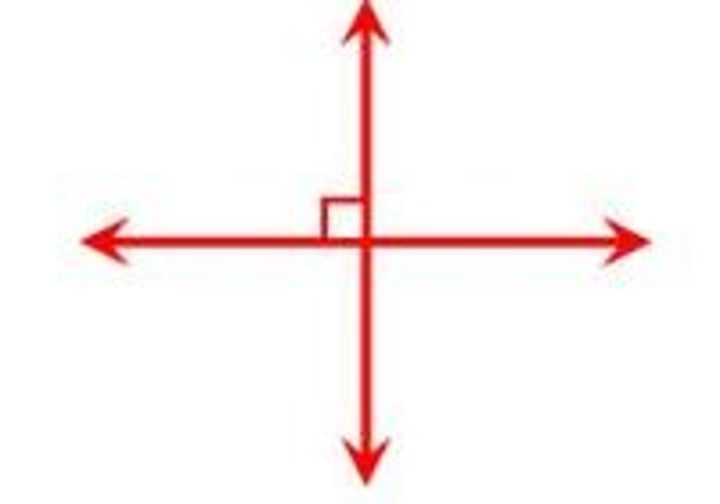 <p>lines that intersect to form a right angle</p>