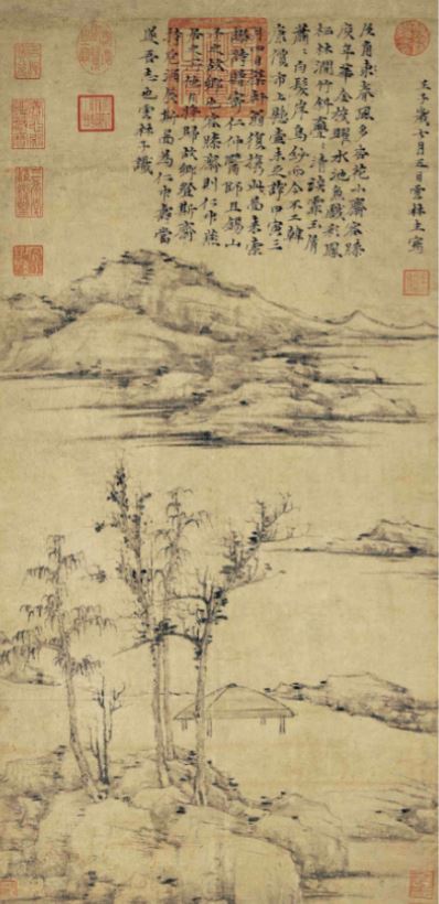 <p>Give Artist, Title, Year, Dynasty, Medium, Theme</p>