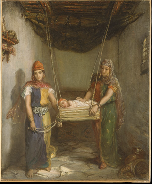 <p>Scene in the Jewish Quarter of Constantine</p>