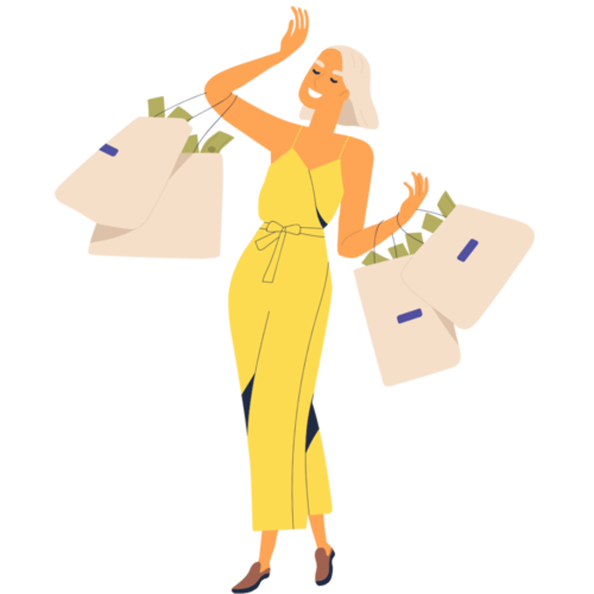 <p>to spend a large amount of money on something enjoyable or luxurious.</p><p>They want to ________________ on a luxurious spa weekend to celebrate their anniversary.</p>