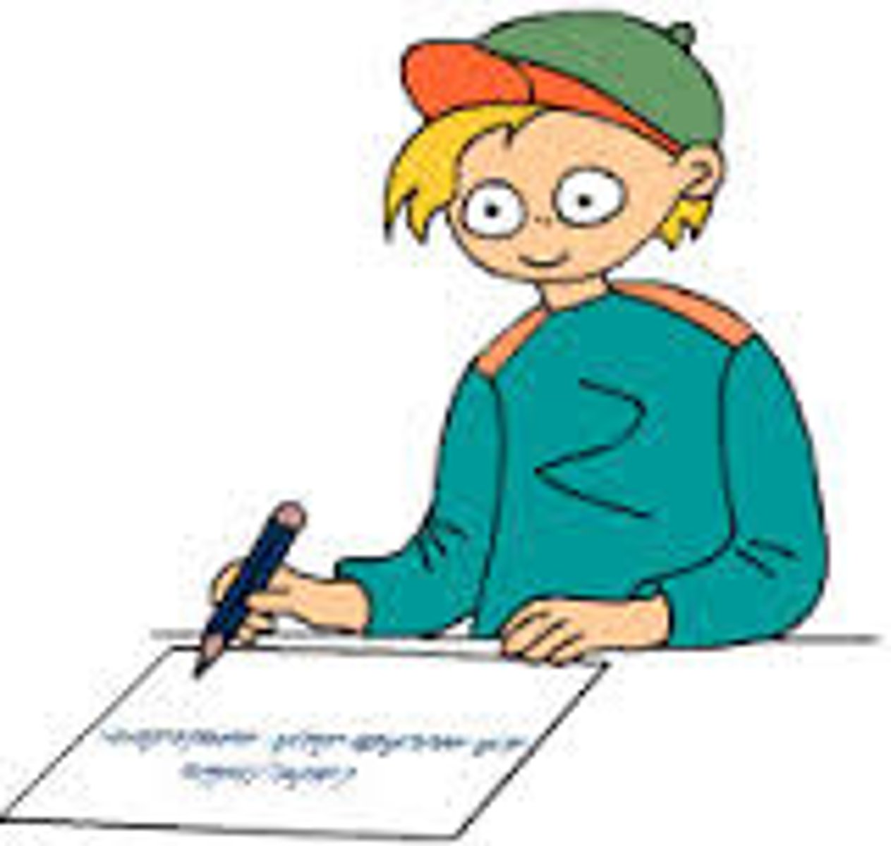 <p>you write</p>
