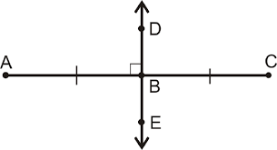 <p><span><span>A segment bisector is a line, a ray, a line segment, or a point that cuts a line segment at the center dividing the line into two equal parts.</span></span></p>