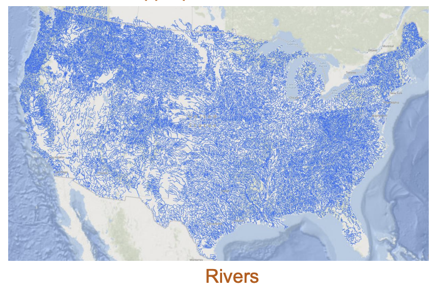 <p>For the geographic pattern shown below, which data</p><p>model is more appropriate: Vector or Raster?</p>