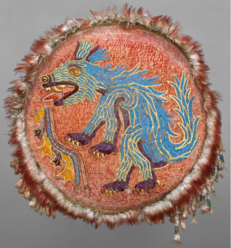 <p>Unknown Mexica Artist - Ahuitzotl Shield (c. 1500)</p>