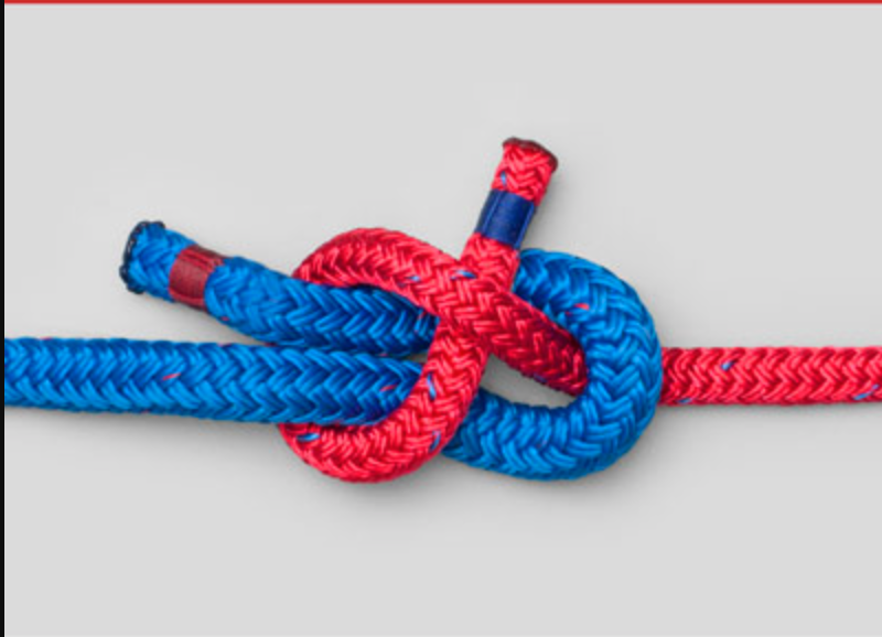 <p>Sheet Bend knot</p>