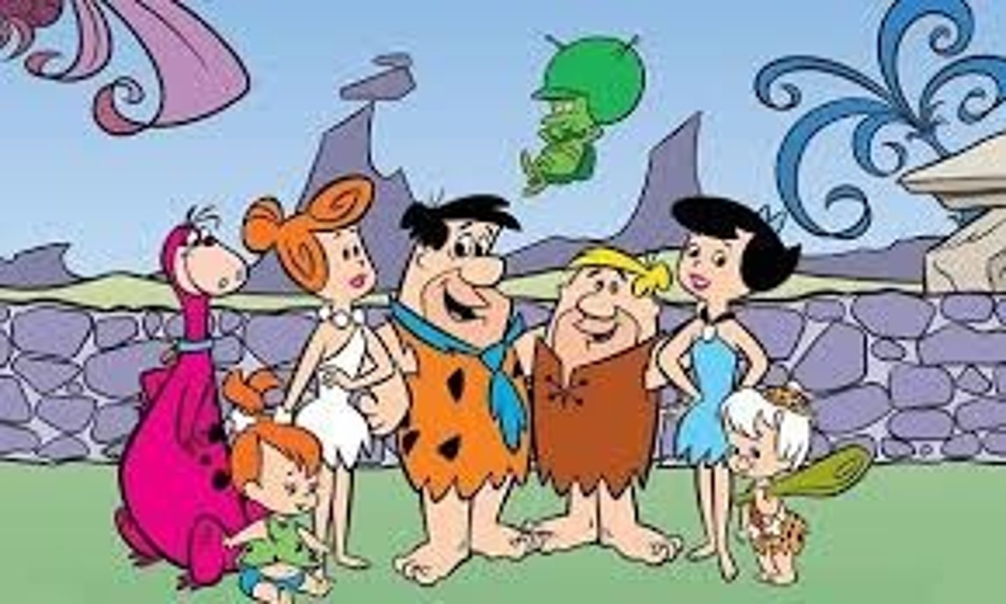 <p>Spoofing Jackie Gleason's television series The Honeymooners, the show revolves around the life and Stone Age times of Fred and Wilma Flintstone, a working-class couple, and their next-door neighbors, the Rubbles</p><p>Produced by Bill Hanna and Joe Barbera, The Flintstones was the most successful network animated franchise until The Simpsons</p>
