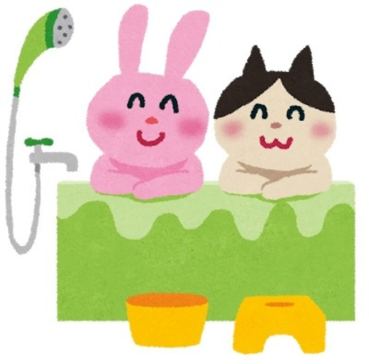 <p>to take a bath</p>