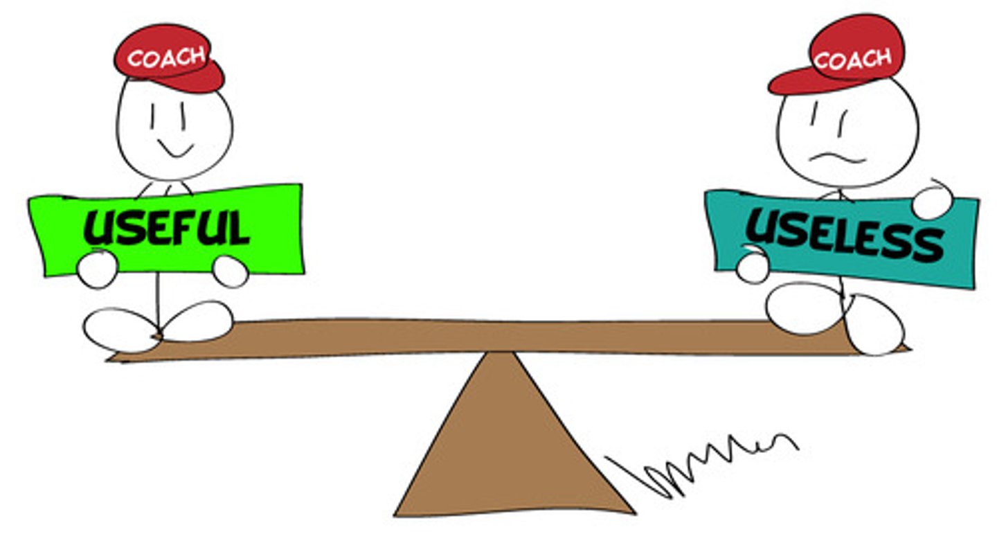 <p>useful/useless</p>