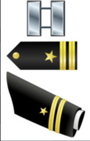 <p>2 Silver bars, [2] 1/2" Gold Stripes</p>