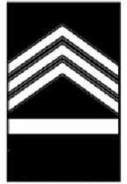 <p>3 Chevrons 1 Bar</p>