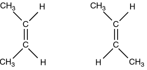 <p>An isomer of an element that only differs in the way in which atoms arrange themselves around one or more atoms. An ______ of an element will have atoms bonded in the same order but when viewed in 3d the seperation between certain atoms and the direction in which they point may differ among ________. Trans and Cis molecules are examples of ________. Picture shows an example of a _________.</p>