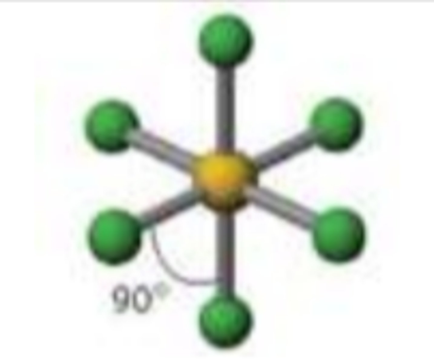 <p><em>Six</em> regions of electron density, <strong>six</strong> bonding pairs.</p>