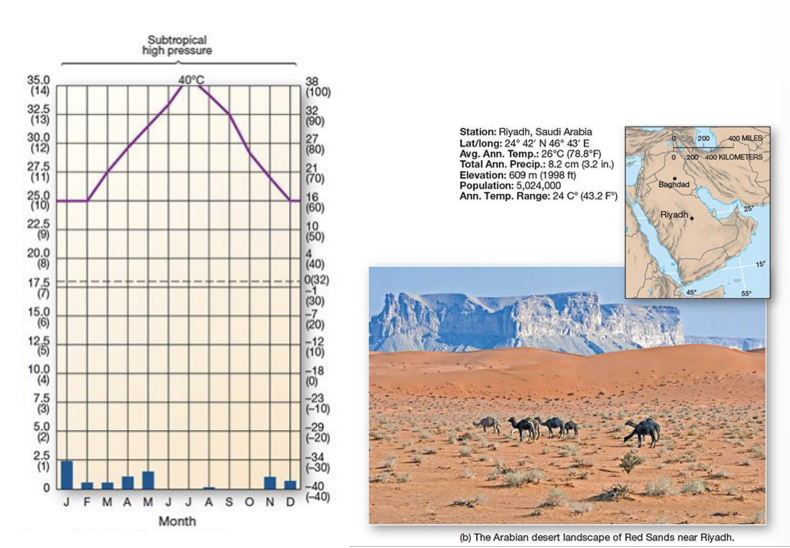 <p>what is an example of a <strong>Bw </strong>climate?</p>