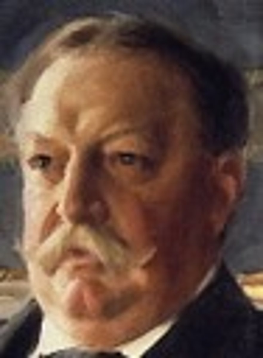 <p>Republican, continued Roosevelt's policies- broke up trusts, improved working conditions, dollar diplomacy</p><p>Became a Chief Justice of Supreme Court.</p>
