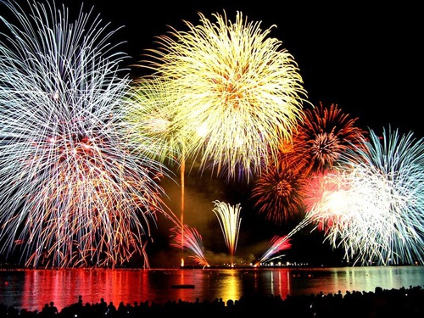 <p>les feux d'artifice</p>