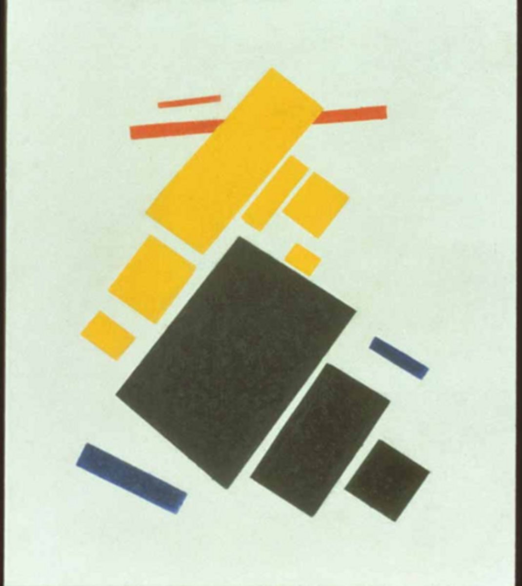 <p>Kasimir Malevich, 1915 (dated 1914), oil o/canvas</p>