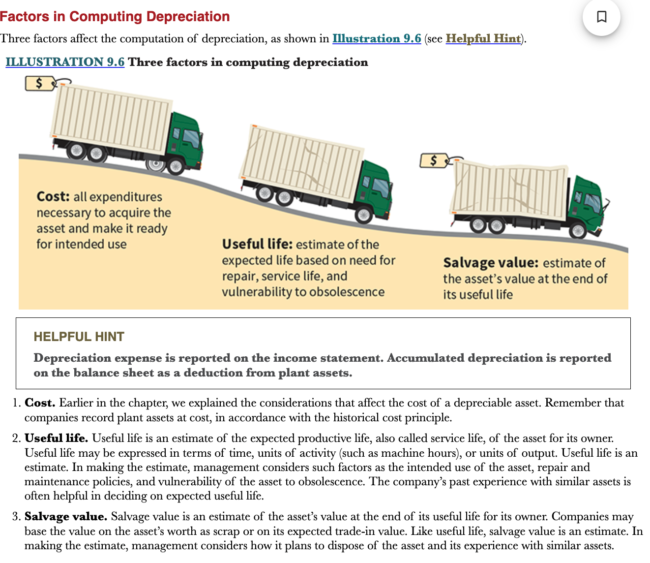 <p>The estimate of the asset’s value at the end of its useful life for its owner</p>
