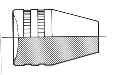 <p>What type of bullet is displayed?</p>