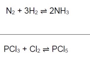 <p>What would the Kc expression with units be for these 2 equations?</p>