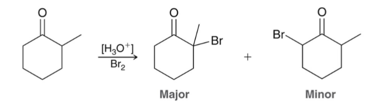<p>faster at the more substituted carbon.</p>