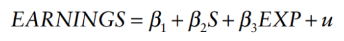 example of mathematical function with 2 slopes