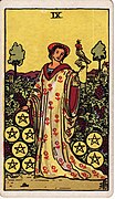 <p>Nine of Pentacles</p>
