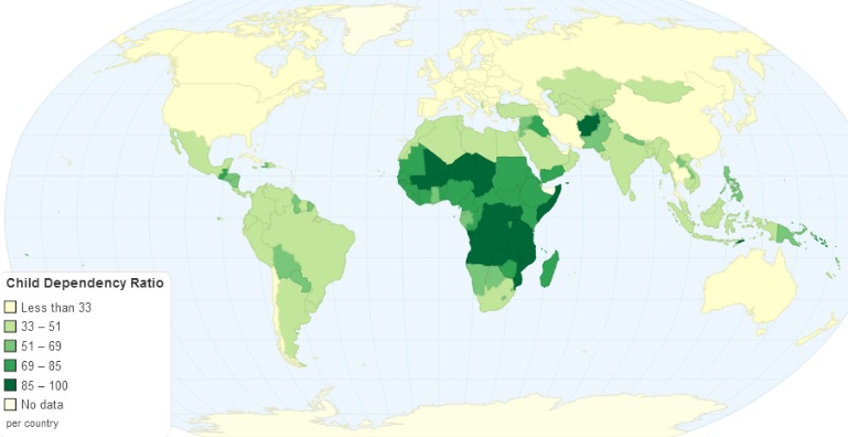 <p><span>Demographic indicator that compares the number of people under 15 years old (children) to the number of people in their working-age (typically 15-64 years old)  </span></p><p><span>Helps to assess the economic burden on the working-age population by indicating how many dependents there are for every working adult. A high ratio suggests greater dependency and potential strain on resources. </span></p>