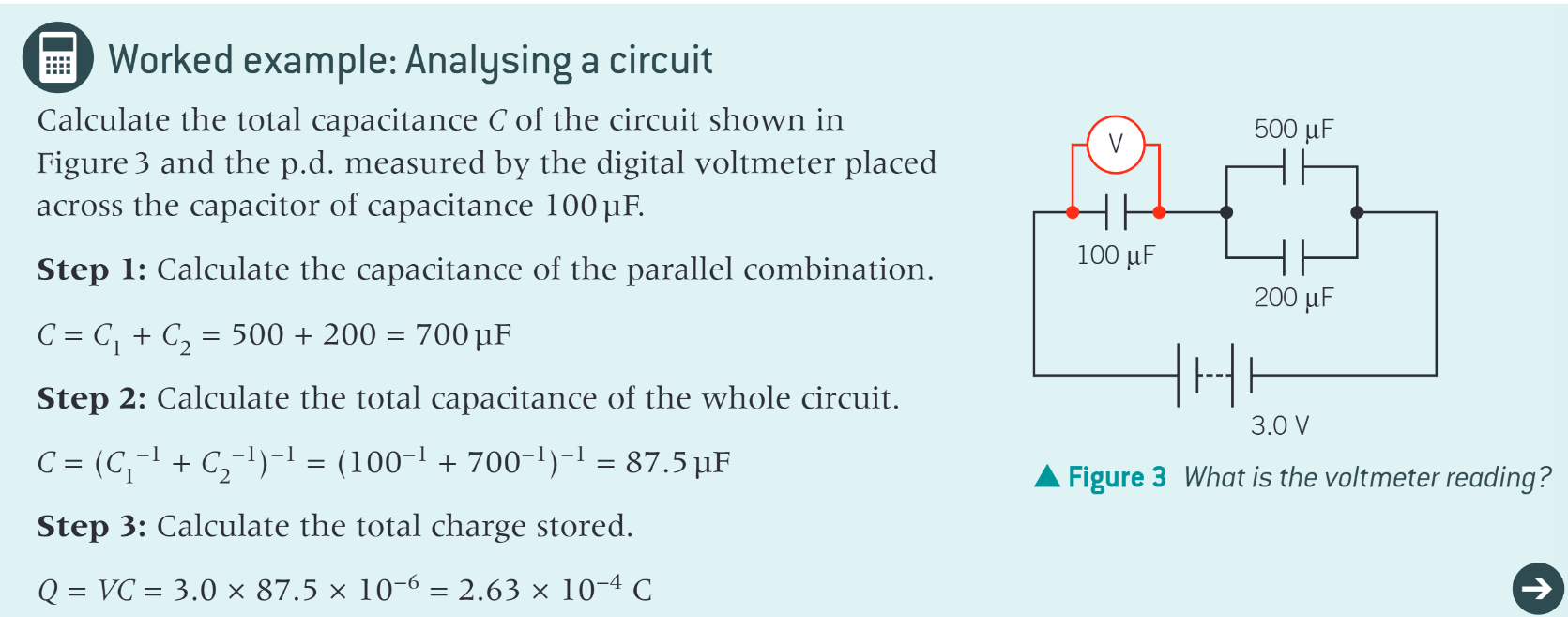 <p>worked example: Analysing a circuit </p>