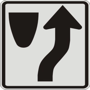 <p>you cannot drive to the left/stay on the right</p>