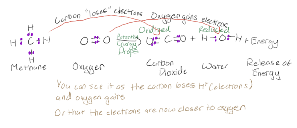 <p>Electron transferred from one substance to another</p>