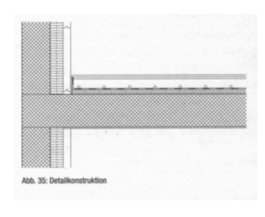 <p>Diese Konstruktion schafft eine Wärmebrücke. Wie kann dieses Problem gelöst werden? (2 richtige Antworten)</p>