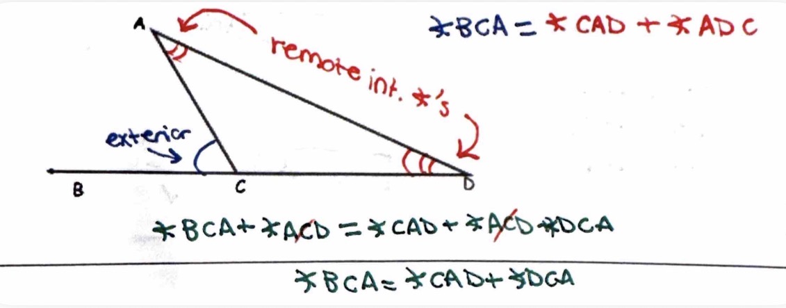 <p>Exterior Angle Theorem</p>