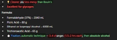 <p><strong>Picric acid fixatives </strong></p>