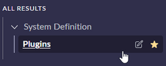 <p>All &gt; System Definition &gt; Plugins</p>