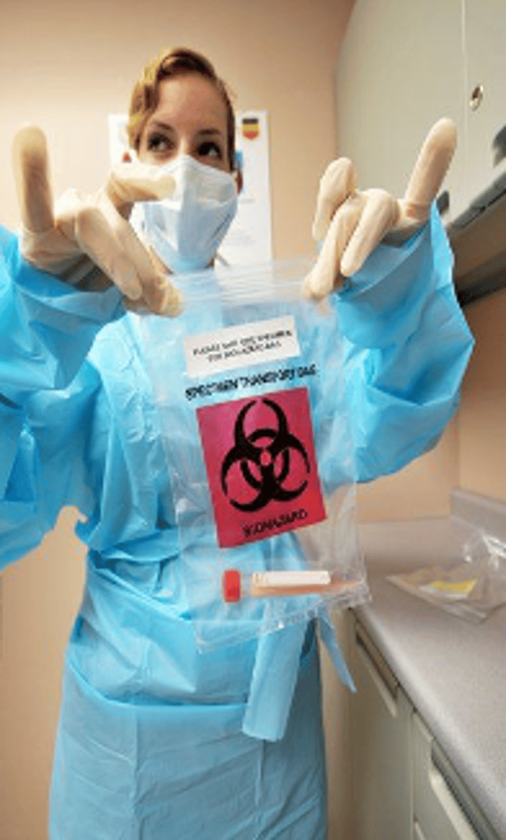 <p>Collected from patients and used to diagnose/follow the progression of infectious diseases</p>