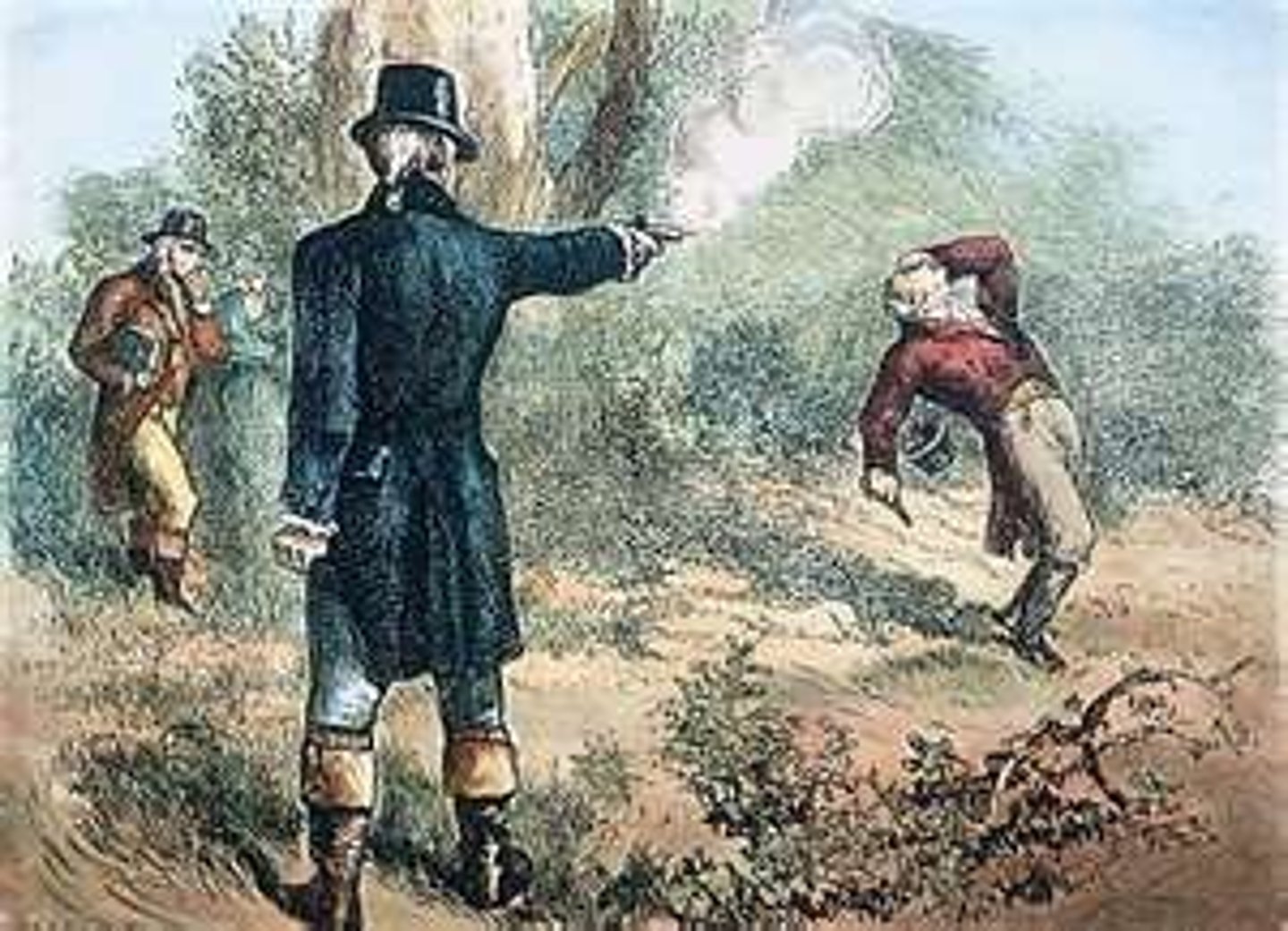 <p>served as the 3rd Vice President of the United States. Member of the Republicans and President of the Senate during his Vice Presidency. He was defamed by the press, often by writings of Hamilton. Challenged Hamilton to a duel in 1804 and killed him.</p>