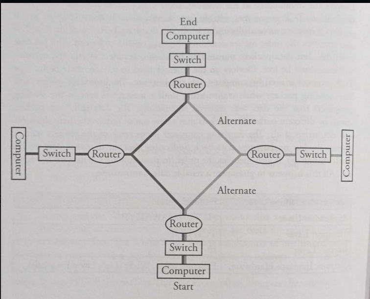<ul><li><p>the ability of a network to continue operating without interruption if one or more components fail </p></li></ul><p></p>