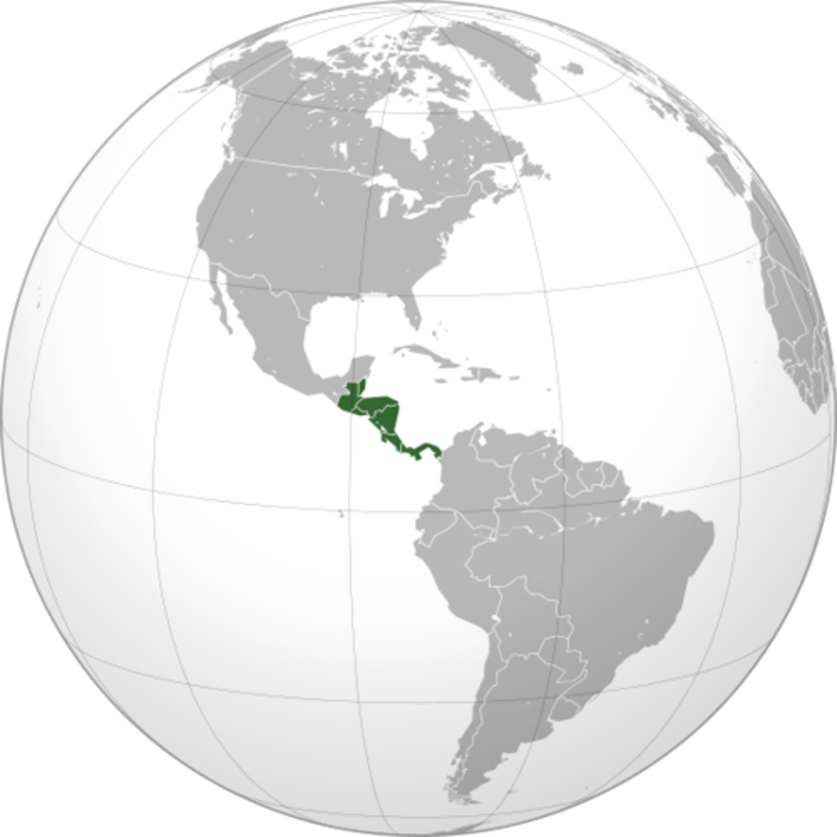 <p>A culturally and physically diverse isthmus consisting of 7 sovereign states between Mexico and Colombia.</p>