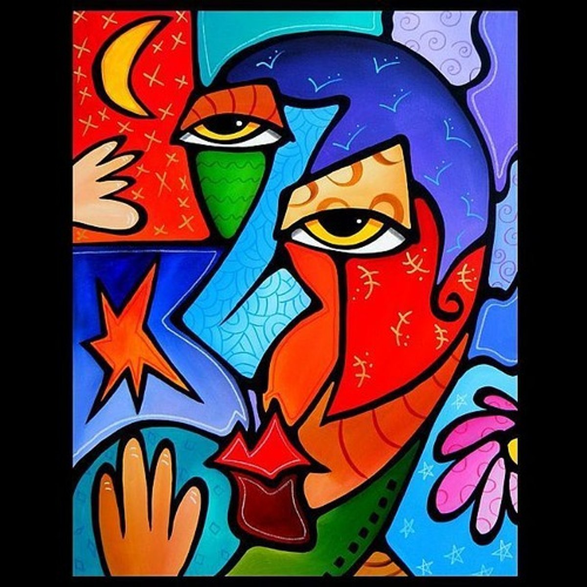 <p>abstract work of art</p>