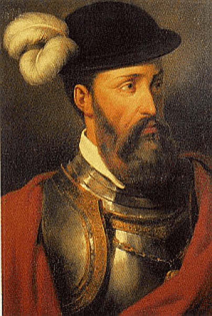 <p>The Spanish conquistador responsible for conquering the Inca</p>