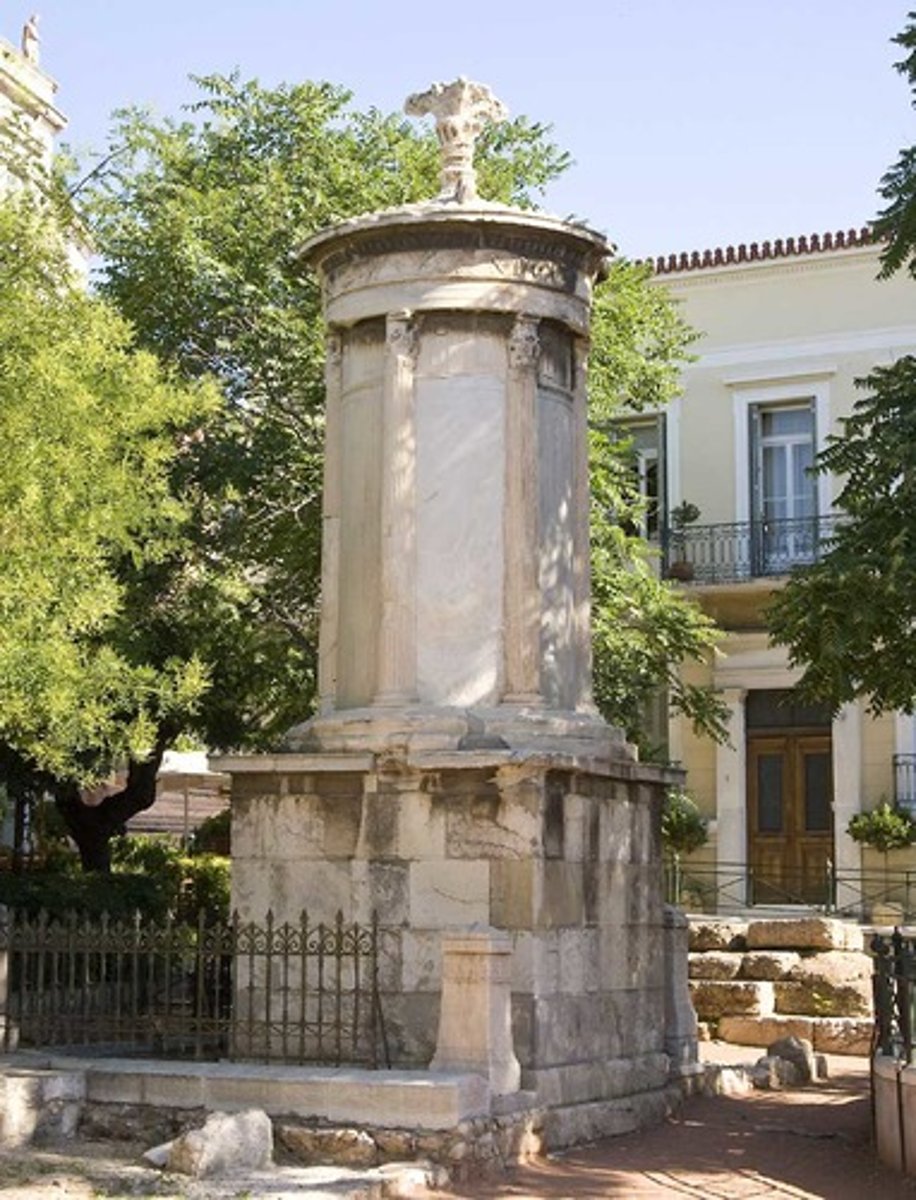 <p>Choragic Monument of Lysicrates, Athens c.335BC (Hellenistic Period)</p>